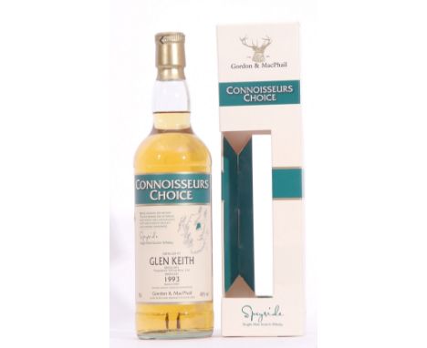 Glenkeith Speyside Single Malt Scotch Whisky, distilled 1993, bottled 2009, Connoisseur's Choice by Gordon &amp; McPhail, 70c