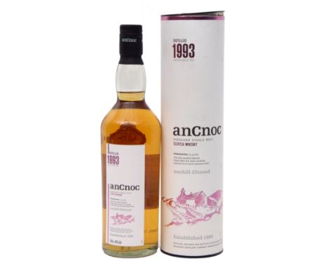 Ancnoc Highland Single Malt Scotch Whisky (unchill filtered), Knock Dhu Distillery, 46% vol, 70cl in tube