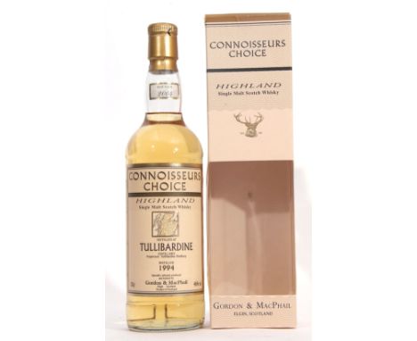 Tullibardine Single Malt Scotch Whisky distilled 1994, Connoisseurs Choice by Gordon &amp; McPhail, 70cl, 46% vol