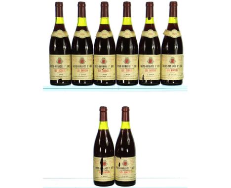 1986 Jacqueline Jayer, Vosne-Romanee Premier Cru, Les Rouges 8x75cl  Damaged labelsDomaine J. Jayer was the domaine of Jacque