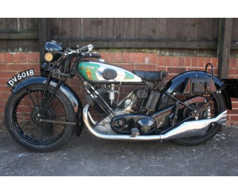 A 1929 Phelon & Moore Panther Redwing Sports 600, registration number DV 5018, green/chrome. Phelon & Moore (P&M) was formed 