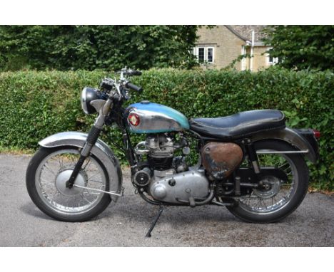 A 1961 BSA A10 Super Rocket, registration number 478 UYY, blue. This Super Rocket was originally exported to the USA. It has 