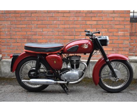 A 1962 BSA C15, registration number 352 XVB, frame number C1535984, engine number CSS2437, red. This C15 was registered on th