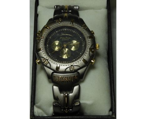 PHILIP PERSIO TITANIUM WRISTWATCH 