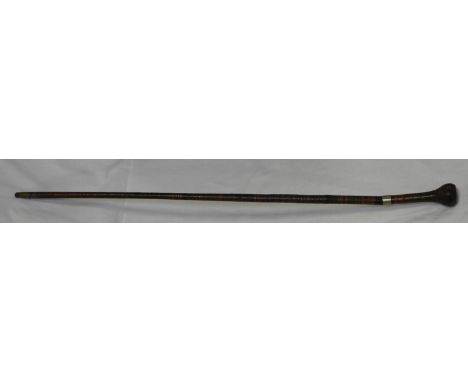 LEATHER BOUND SWAGGER STICK 
