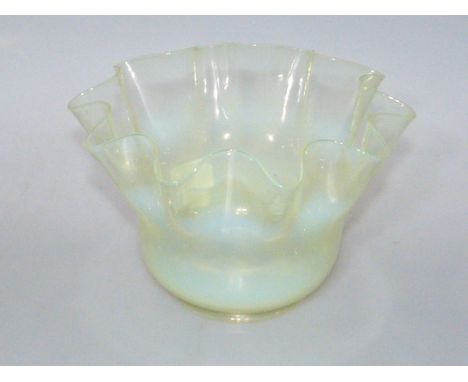 Vaseline glass oil lamp shade