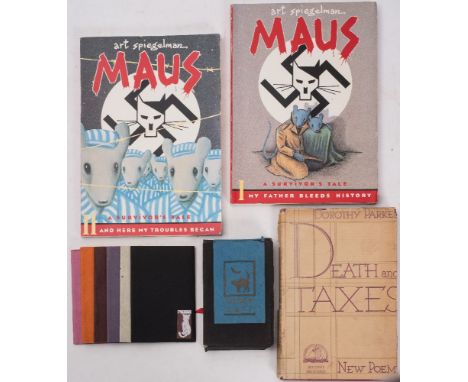McCORMICK, Malachi - Other Cats : 6 small books in worn slipcase, c 1980s. With 2 copies of Art Spiegelman's Maus, and one ot