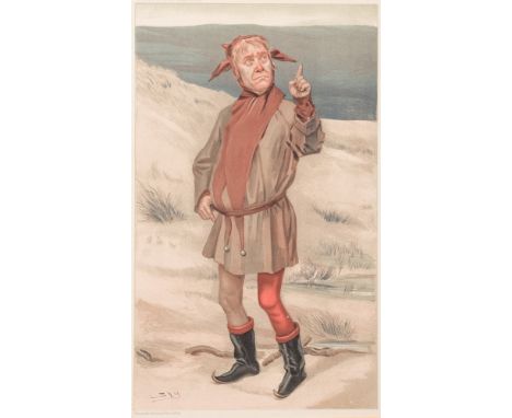 SPY PRINTS : a collection of 14 caricature lithographs of various Men of the Day, late 19th cent. With - a collection of prin