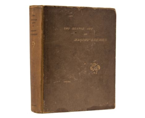 WHISTLER, James A. M - The Gentle Art of Making Enemies : org. cloth backed boards, 8vo, Heinemann, 1890.