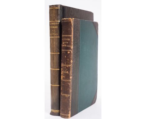 WARNER, Richard - A  Tour Through Cornwall, in the Autumn of 1808 : sketch maps, half morocco worn on spine, sketch maps, 8vo