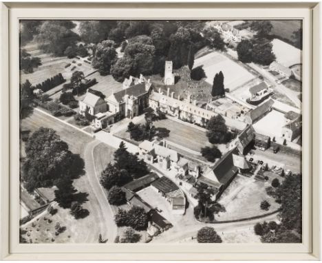 DARTINGTON HALL : Three photographs of Dartington Hall, framed &amp; glazed, 240 x 150 mm, late Victorian. With a larger and 