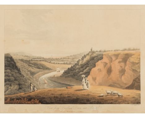 BRISTOL : Three tinted lithographs ( 370 x 260 mm ), f &amp; g, early 19th cent.