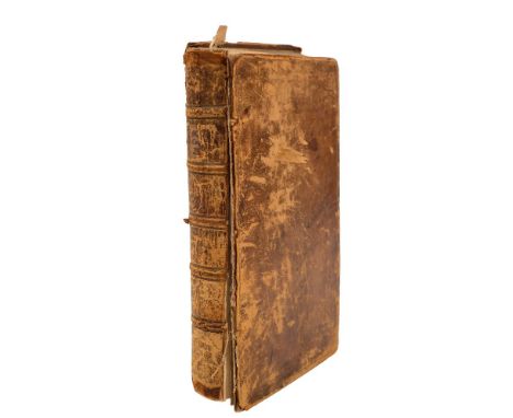GLASSE, Hannah - The Art of Cookery, made Plain and Easy : calf front board detached, contents clean, 8vo, ninth edit, 1765.