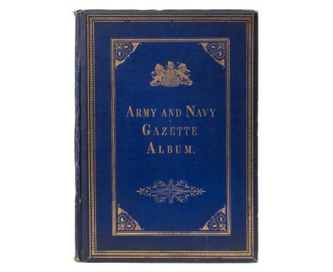 ARMY &amp; NAVY GAZETTE: Types of the British Army, vol. VI containing 12 chromolithographs of Regimental Dress, with tissue 