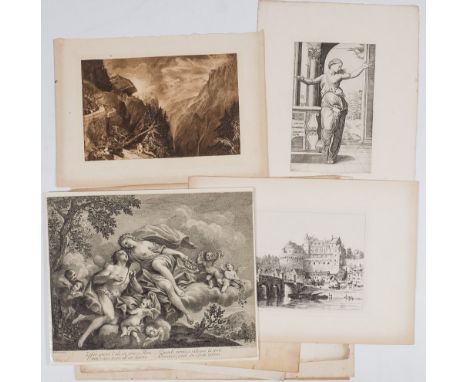 ETCHINGS : a collection of 39 etched prints, published by Cadart &amp; Luquet, Paris, various sizes, late 19th cent. Artists 