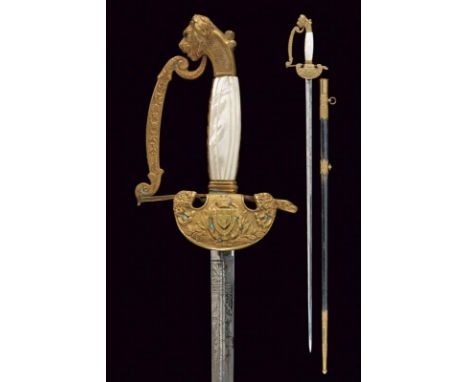 dating: Second quarter of the 20th Century provenance: Kingdom of Italy, Straight, double-edged blade, with fuller for two th