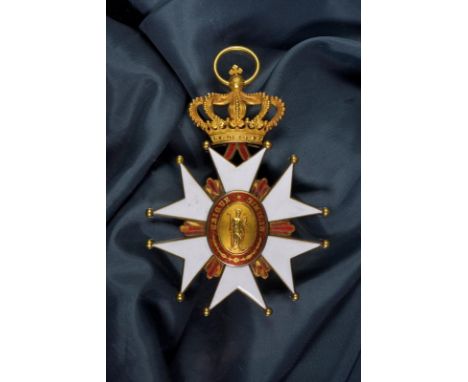 dating: about 1860 provenance: Tuscany, Grand Cross of the Order, in gold and enamels. Fine example of Rothe company in Vienn