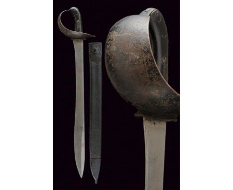 dating: Second half of the 19th Century provenance: Sweden, Slightly curved, single-and short false-edged blade, slightly enl