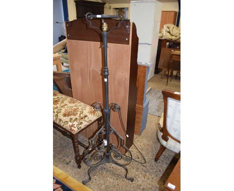 WROUGHT IRON STANDARD LAMP
