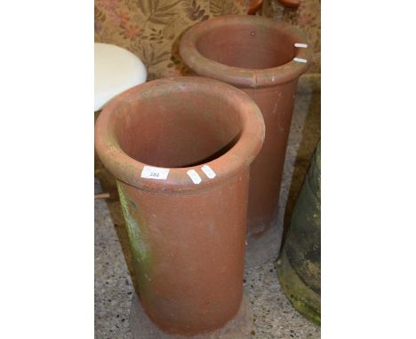 TWO LARGE CERAMIC POTS