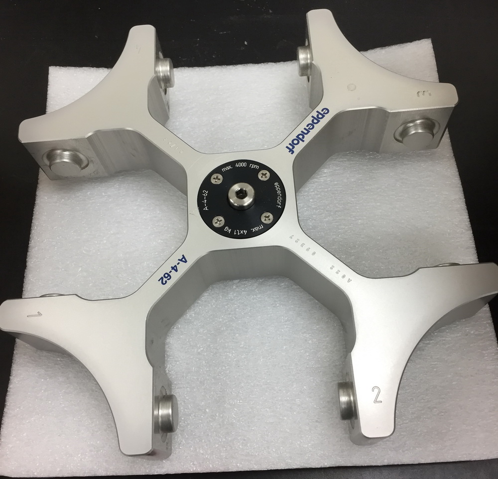 Rotor for Eppendorf 5810R Centrifuge, Model A-4-62 ALL EQUIPMENT IS