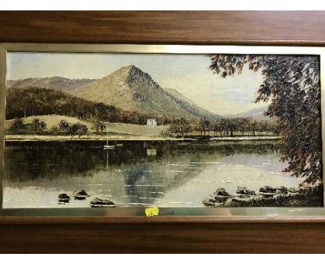 Dallas K Taylor : Grassmere, oil on board, signed, framed.