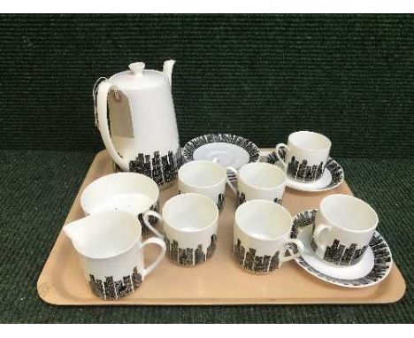 A tray of fifteen pieces of Royal Grafton Madison bone china tea service 