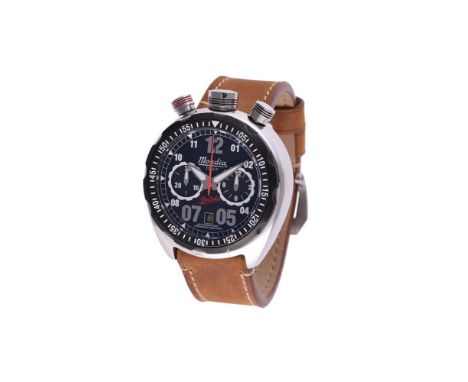 
	
		MONDIA, BOLIDE BULLHEAD, REF. GP-001-02
		A LIMITED EDITION STAINLESS CHRONOGRAPH WRIST WATCH WITH DATE, NO. 092/226
		M