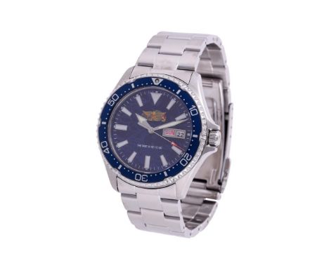 
	
		ORIENT, ANGLO CHINESE SCHOOL (ACS), REF. F692-UAA0
		A STAINLESS STEEL BRACELET WATCH WITH DAY AND DATE, NO. B930919
		M