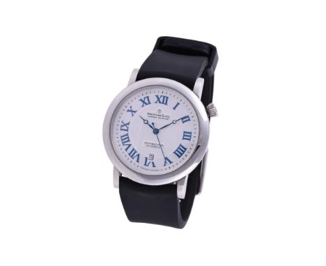 
	
		DREYFUSS &amp; CO., SERIES 1925
		A STAINLESS STEEL WRIST WATCH WITH DATE, NO. 2436
		Movement: Automatic, 25 jewels
		C