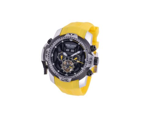 
	
		REEF TIGER, AURORA TRANSFORMER, REF. RGA3532
		A LIMITED EDITION STAINLESS STEEL CALENDAR WRIST WATCH WITH TOURBILLON, C