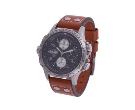 
	
		HAMILTON, KHAKI X-WIND, REF. H776160
		A STAINLESS STEEL CHRONOGRAPH WRIST WATCH WITH DAY AND DATE, CIRCA 2009
		Movemen