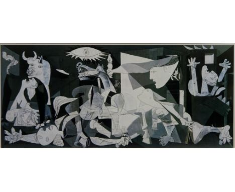 'Guernica', 20th century print after Pablo Picasso (Spanish 1881-1973) 42cm x 92cm Condition Report Click here for further im