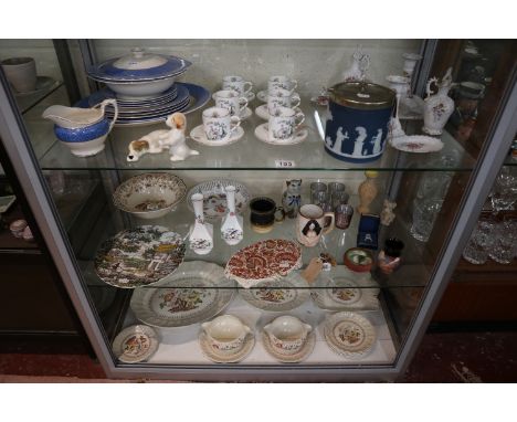 3 shelves of ceramics to include Royal Doulton, Royal Worcester &amp; Wedgwood etc