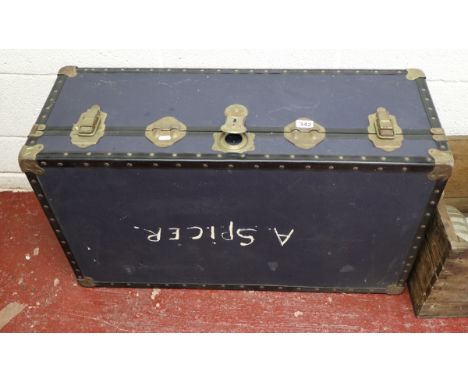 Large travel trunk