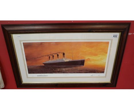 Titanic The Last Sunset print by Adrian C Rigby