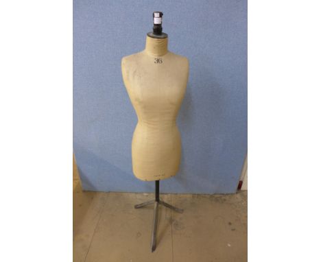 A vintage mannequin