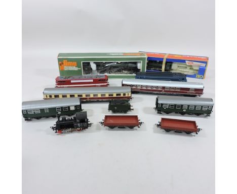 A collection of model trains