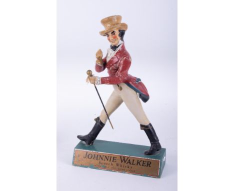Johnnie Walker scotch whisky figure, 40cm.