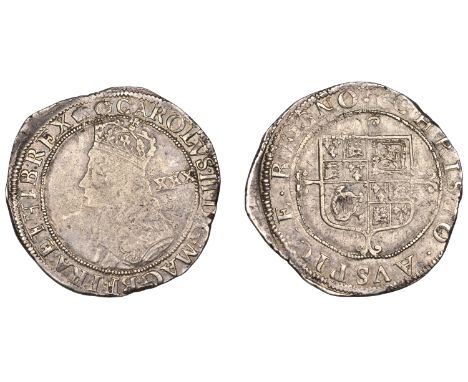 Charles II (1660-1685), Third Hammered issue, Halfcrown, mm. crown, reads mag brit fra:, 14.54g/5h (ESC 297; N 2761; S 3321).