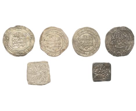Umayyad of Spain, ‘Abd al-Rahman III, Dirham, al-Andalus 324h, citing Sa‘id (A 350.4; ICV 556); Dirham, Madinat al-Zahra 340h