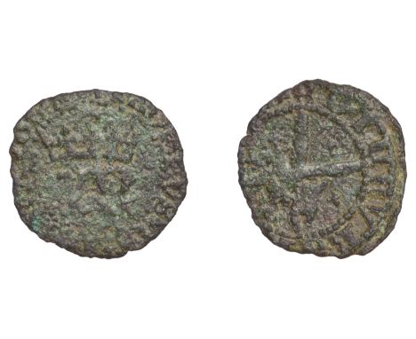 Scotland, James III, Farthing (Black Money), type II, I R, five-fleured crown above, rev. open crown over saltire cross, smal