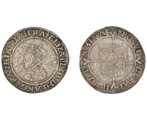 Elizabeth I (1558-1603), First issue, Shilling, mm. lis, bust 2B, beaded and wire-line inner circles, 4.85g/9h (BCW LS-5C:LS-