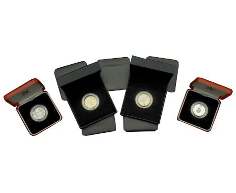 Elizabeth II, silver Proof Piedfort Two Pounds (9), 1994, 1995 (2), 1997, 1999, 2001, 2002, 2008 (2) [9]. Several with light 
