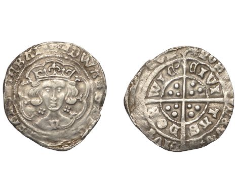 Edward IV (First reign, 1461-1470), Light coinage, Groat, Norwich, class VI, mm. sun, n on breast, quatrefoils by neck, 2.74g