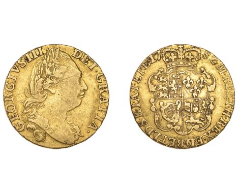 George III (1760-1820), Pre-1816 issues, Guinea, 1782, fourth bust (EGC 702; S 3728). Some light scratches and scrapes, trace