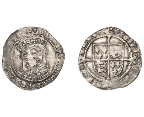 Henry VIII (1509-1547), Third coinage, Groat, Tower, mm. lis, bust 2, pellet-in-annulets in forks, 2.53g/9h (N 1844; S 2369).