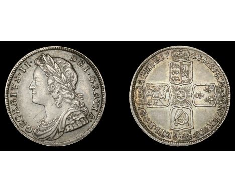 George II (1727-1760), Proof Sixpence, 1728, edge plain, 3.40g/6h (ESC 1737; S 3705). Light scratches on obverse, otherwise a