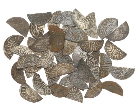 Henry II to John, cut Halfpennies (2), both class IIIc, Rhuddlan, Simond, 0.67g/11h, 0.62g/8h; together with other cut Halfpe