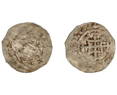 Henry I (1100-1135), Penny, Quadrilateral on Cross Fleury type [BMC XV], York, moneyer uncertain, [ –– ]r(?)[ –] eve[—], 1.38